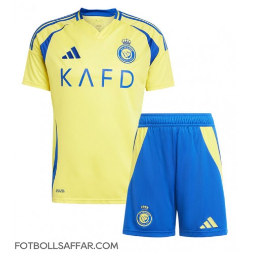 Al-Nassr Hemmadräkt Barn 2024-25 Kortärmad (+ Korta byxor)